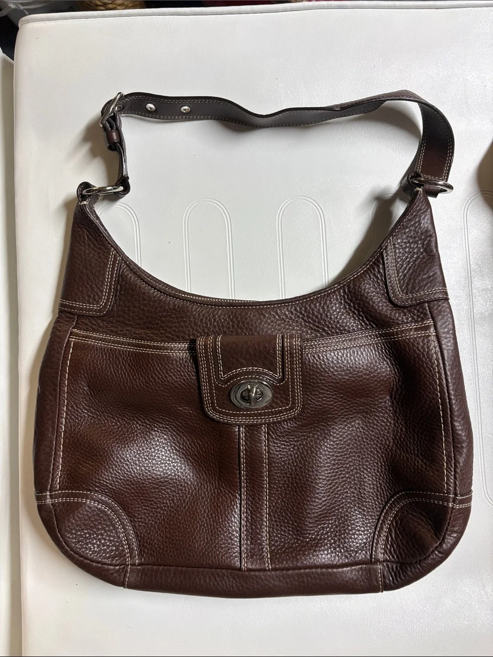 Coach Hamilton Turnlock Hobo Bag
